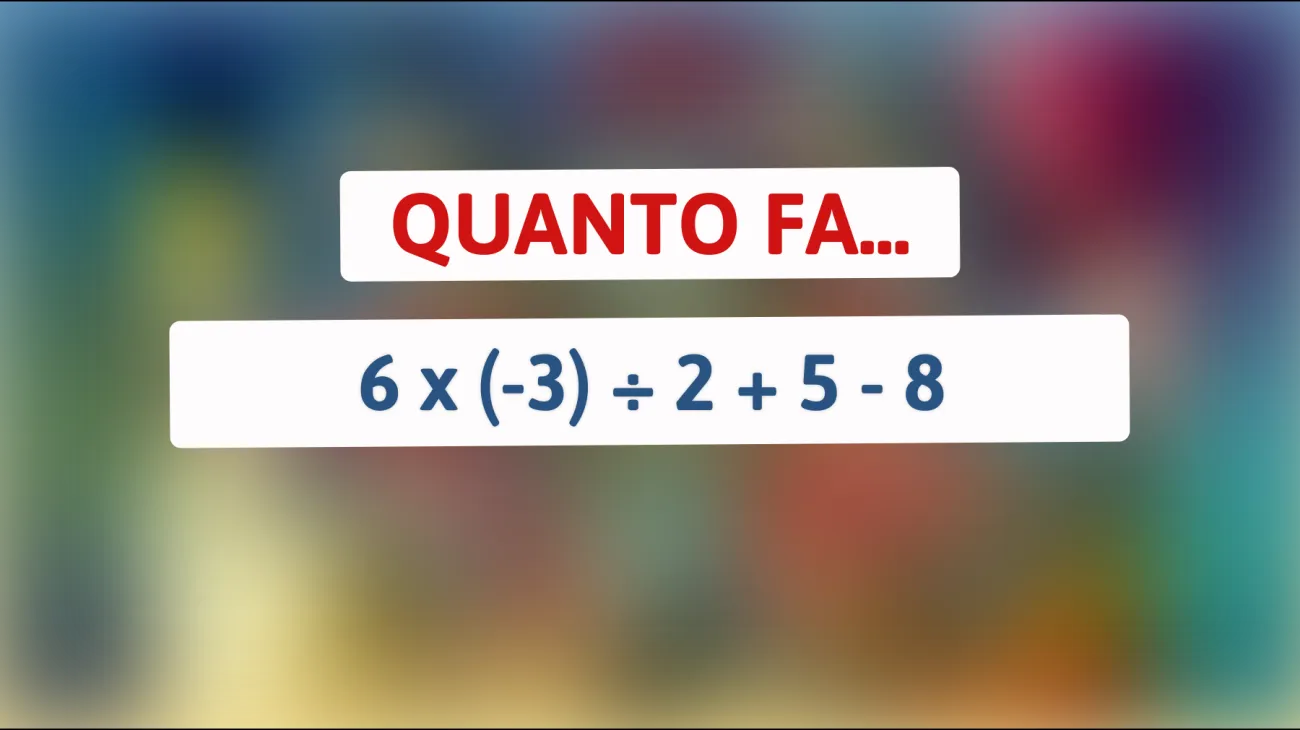 \"Svelato il segreto dell'indovinello matematico che solo le menti più brillanti possono risolvere: ci riuscirai anche tu?\""